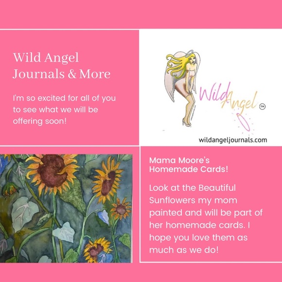 Wild Angel Journal & MoreThe beautiful lady my mom who passed. Make me an offer - Picture 1 of 4